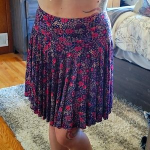 NBW multi color swing skirt with booty shorts attached!!